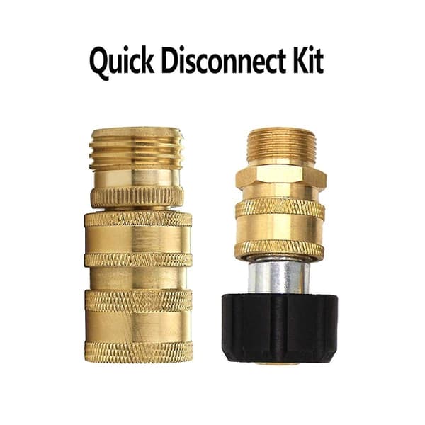 8st Trycktvätt Adapter Set, Snabbkopplingskit, M22 Vridbar