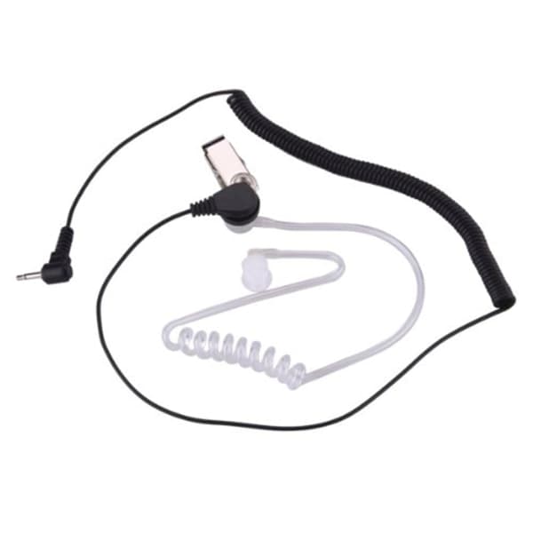 3,5 mm headset ørepropp headset 1 pin Ham- Amatørradio svart