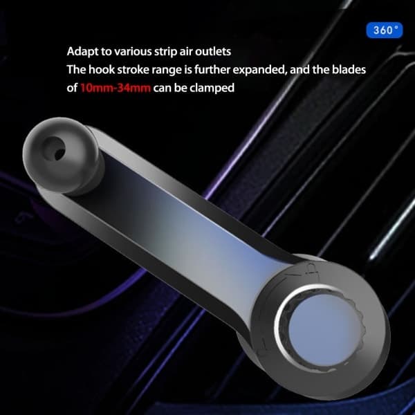 Bil Luftventilfeste, Universal 17mm Kule for Hodetelefonholder