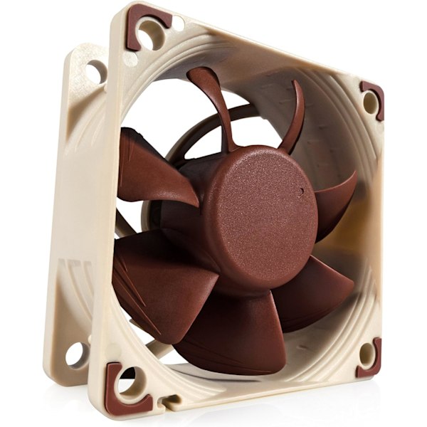 NF-A6x25 5V, Premium Tyst Fläkt, 3-Pin, 5V Version (60mm, Brun)