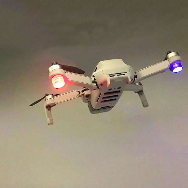 Mini Drone Strobe -valo Punainen Sininen Väri Kevyt +paristo