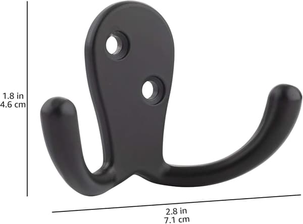 AB4900-FB-5 Curva Badekåbestativ, Mat Sort