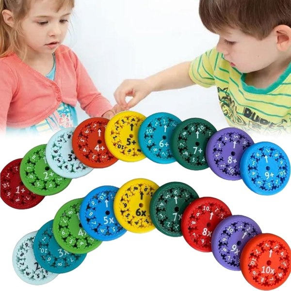 Matematik Fidget Spinners, Matematik Fakta Fidget Spinners, för alla Stimmers - Fidgeters som lär sig matematik, division och multiplikation på en Fidget 18 st 18pcs