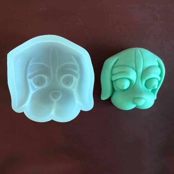 Silikon Bakeformer 3d Tiger Hund For Hodeform Bakeverktøy D