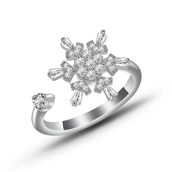 Fidget-ring for kvinner, spinneringer for stress og angst, meditasjonsring, anti-angst, beroligende ring, smykker, Valent Style 4 Style 4