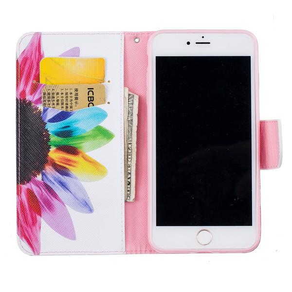 Plånboksfodral Apple iPhone 7 Plus – Färgglad Blomma