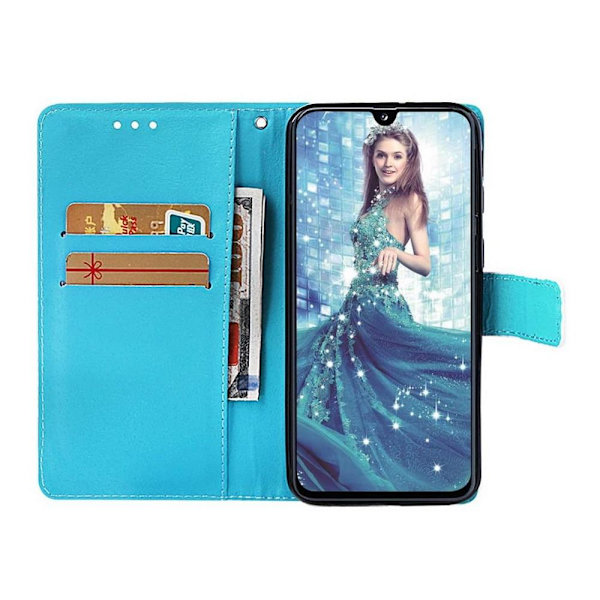 Lompakkokotelo Samsung Galaxy A20e - Sininen Mandala