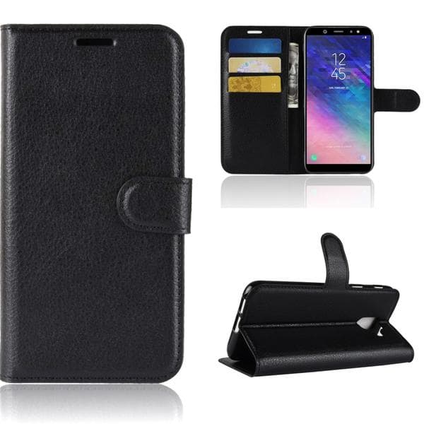 Plånboksfodral Samsung Galaxy A6 (2018) - Svart
