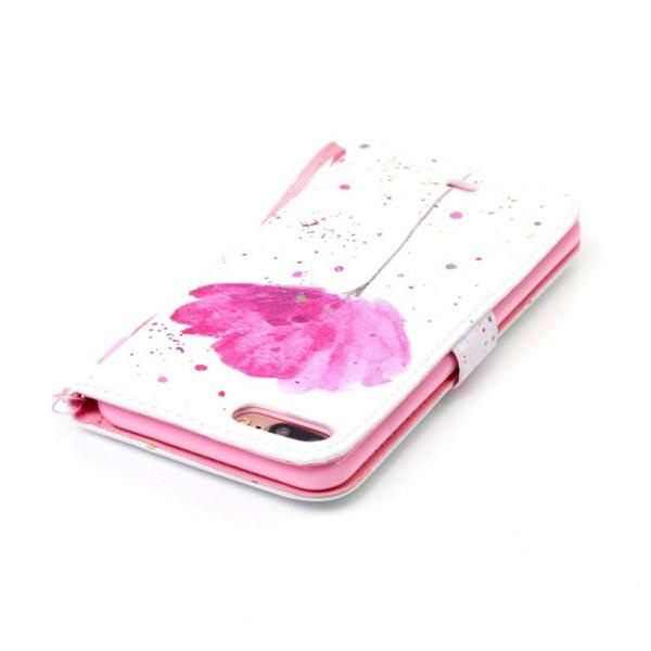 Plånboksfodral Apple iPhone 8 Plus – Rosa Blomma