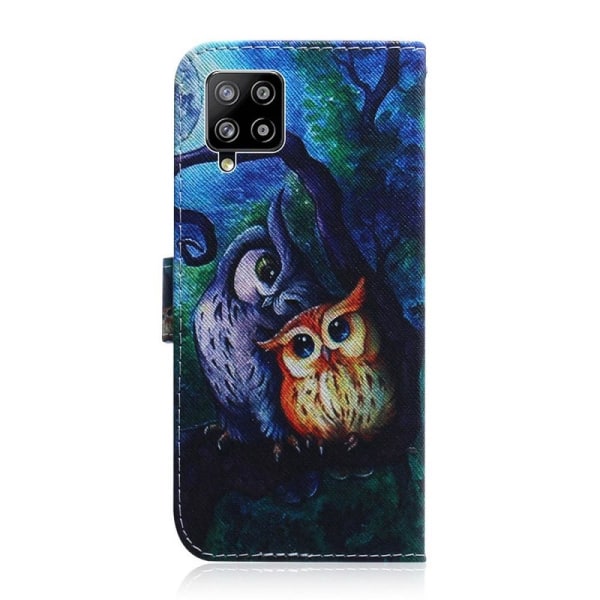 Plånboksfodral Samsung Galaxy A42 - Ugglor I Månsken