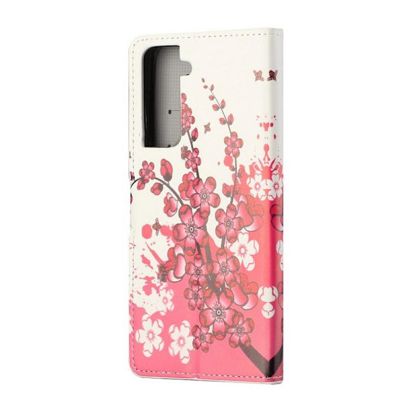 Plånboksfodral Samsung Galaxy S22 Plus - Körsbärsblommor