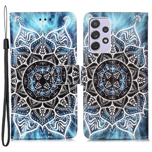 Plånboksfodral Samsung Galaxy A23 – Blå Mandala