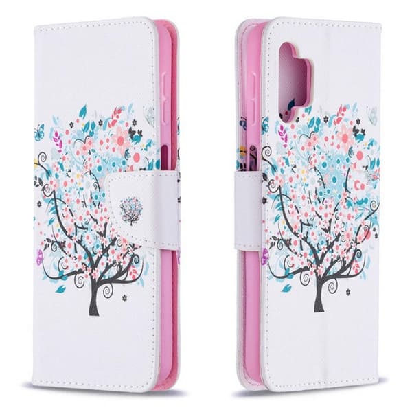 Lompakkokotelo Samsung Galaxy A04s - Värikäs Puu