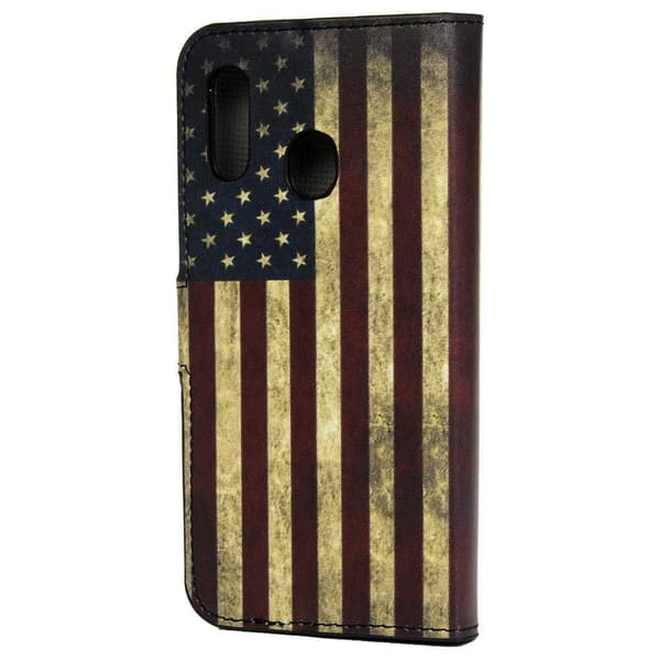 Plånboksfodral Huawei P20 Lite - Flagga USA