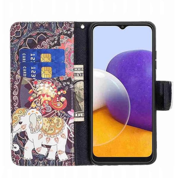 Plånboksfodral Samsung Galaxy A34 – Indiskt / Elefant