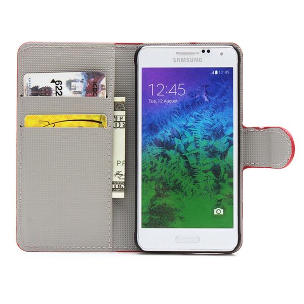 Plånboksfodral Samsung Galaxy Alpha (SM-G850F) - Flagga UK