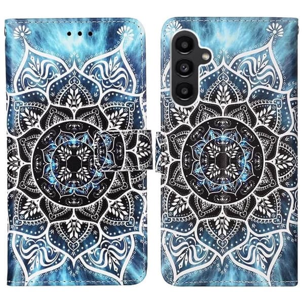 Lompakkokotelo Samsung Galaxy S25 FE - Sininen Mandala