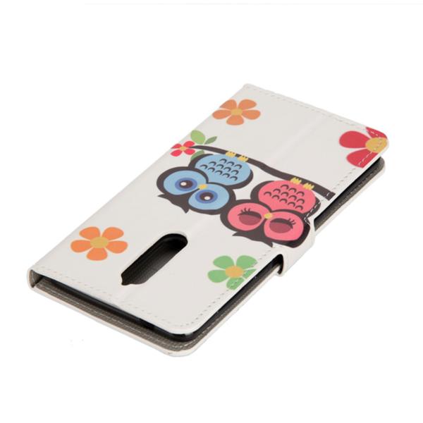 Plånboksfodral Nokia 8 - Ugglor & Blommor