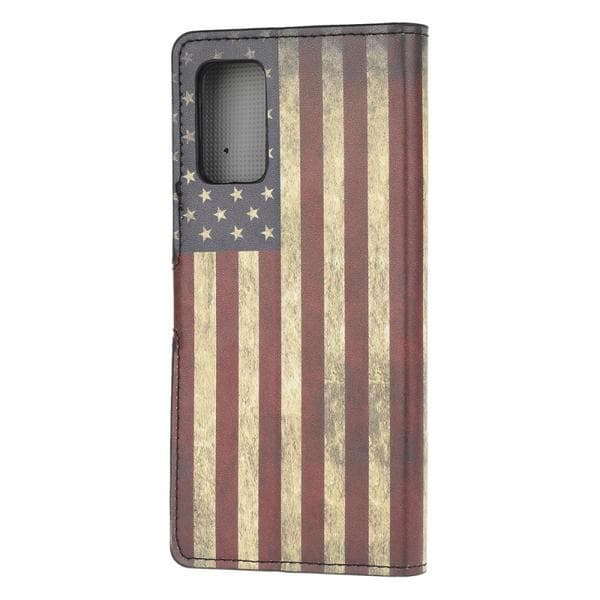 Plånboksfodral Samsung Galaxy S20 Plus - Flagga USA