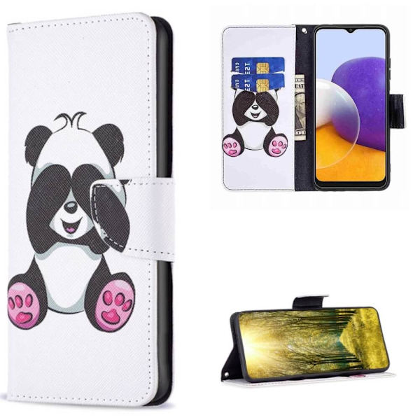 Lompakkokotelo Samsung Galaxy A35 - Panda