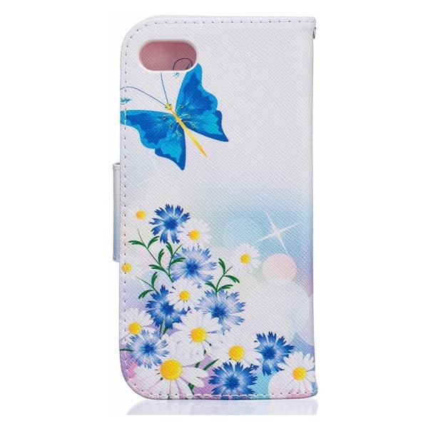 Plånboksfodral Apple iPhone SE (2020) - Fjärilar och Blommor