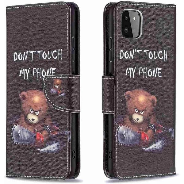 Plånboksfodral Samsung Galaxy A22 5G - Don't Touch My Phone