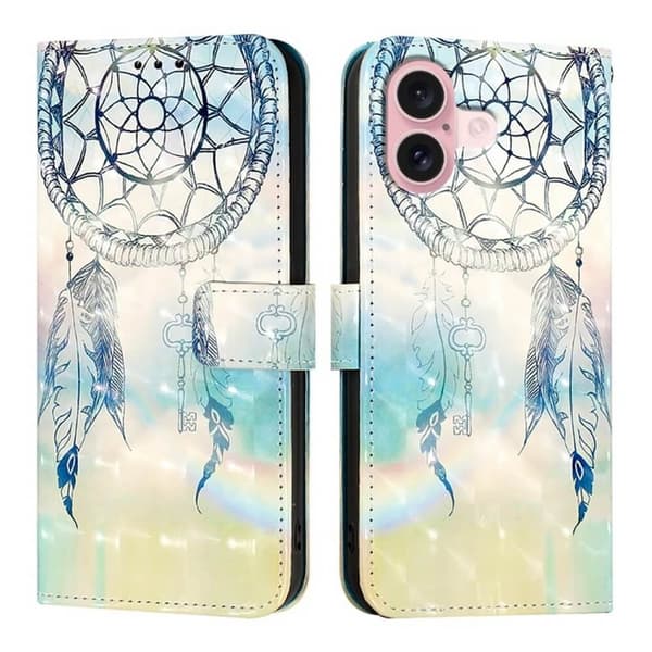 Plånboksfodral Apple iPhone 16 – Drömfångare Himmel