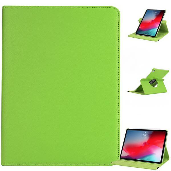 Läderfodral iPad Pro 11" (2018) Roterande 360° - 11 Färger Grön