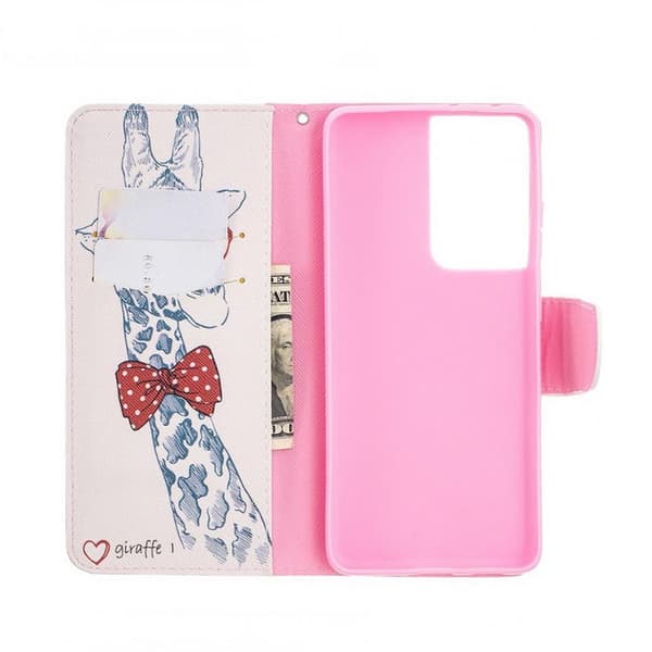 Plånboksfodral Samsung Galaxy S21 Ultra – Giraff