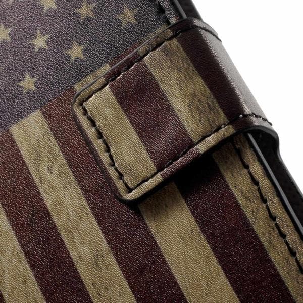 Plånboksfodral Iphone 7 Plus - Flagga USA