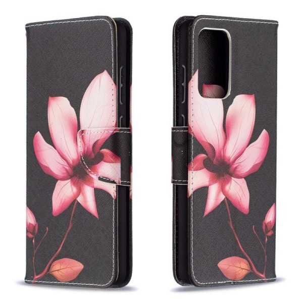 Plånboksfodral Samsung Galaxy A52 / A52s - Rosa Blomma