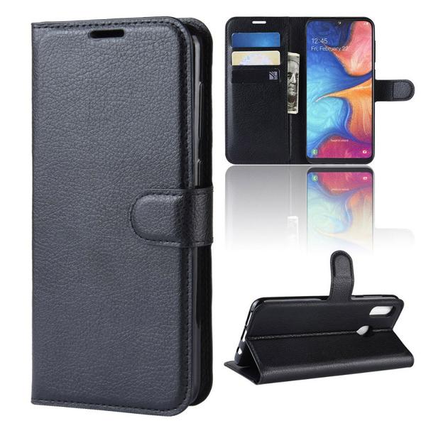 Plånboksfodral Samsung Galaxy A20e - Svart Black