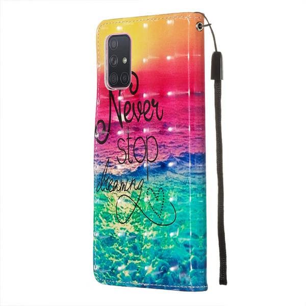 Lompakkokotelo Samsung Galaxy A51 - Never Stop Dreaming