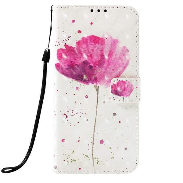 Plånboksfodral Samsung Galaxy A10 – Rosa Blomma