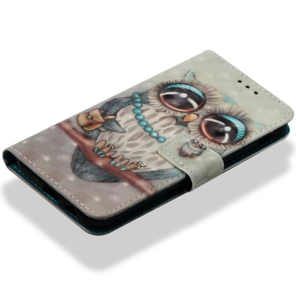 Plånboksfodral Samsung Galaxy J6 (2018) – Utsmyckad Uggla