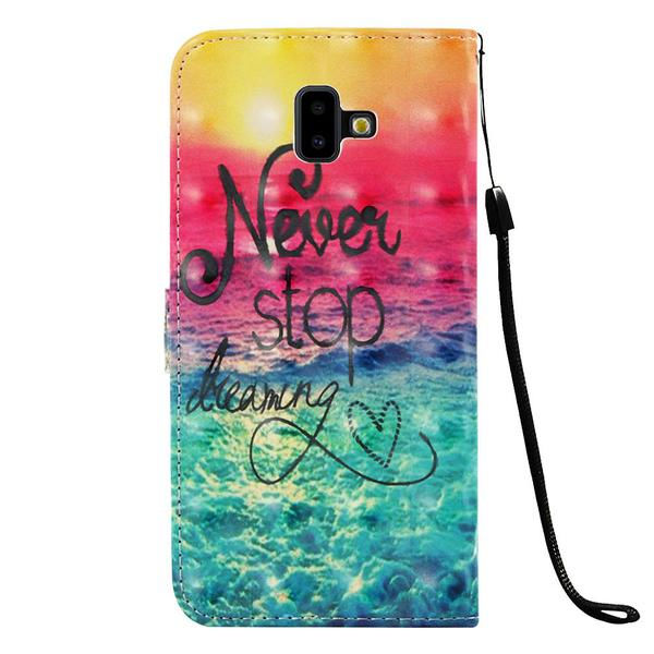 Plånboksfodral Samsung Galaxy J6 Plus – Never Stop Dreaming