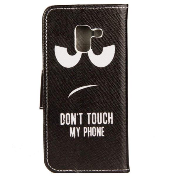 Plånboksfodral Samsung Galaxy A8 (2018) – Don’t Touch My Phone