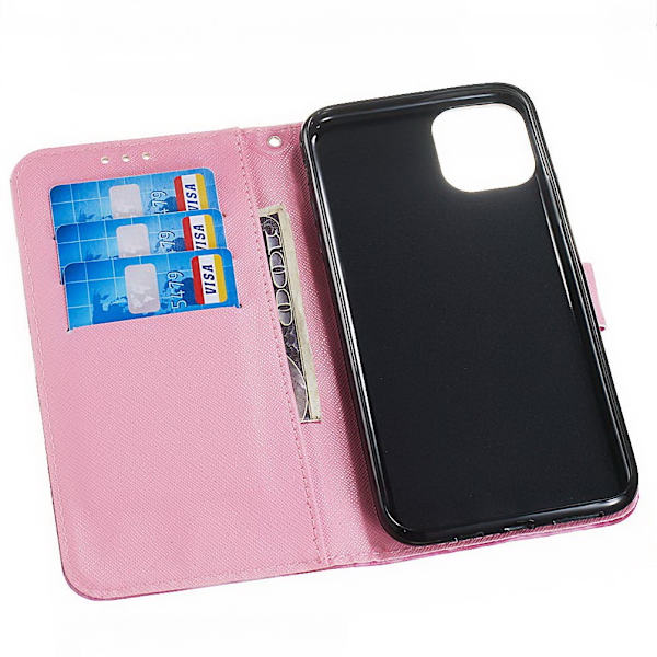 Plånboksfodral iPhone 15 Pro Max – Rosa Blomma