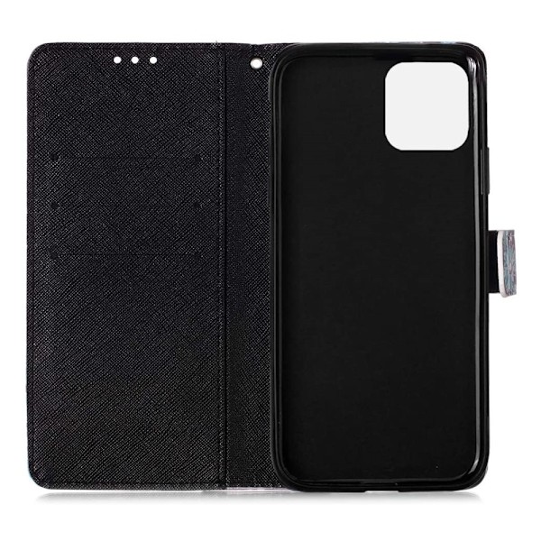 Plånboksfodral iPhone 16 Pro Max – Döskalle / Rosor