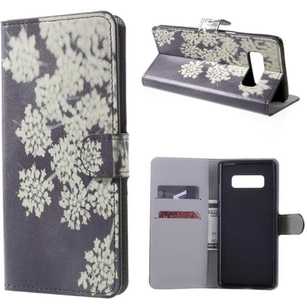 Plånboksfodral Samsung Galaxy Note 8 – Små Blommor