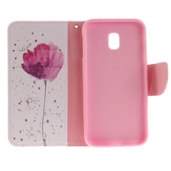 Plånboksfodral Samsung Galaxy J3 (2017) – Rosa Blomma
