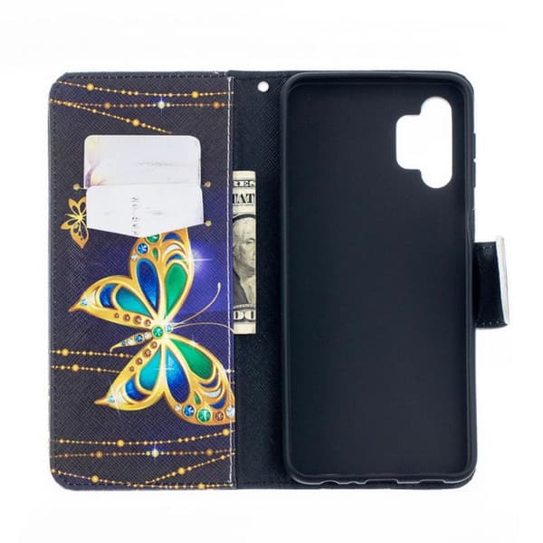 Plånboksfodral Samsung Galaxy A04s – Guldfjäril