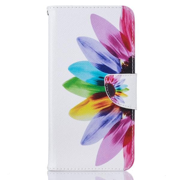 Plånboksfodral Apple iPhone 7 Plus – Färgglad Blomma