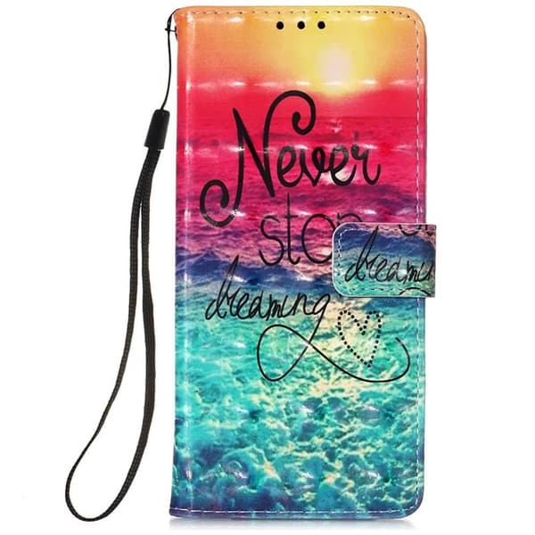 Plånboksfodral Samsung Galaxy A03s – Never Stop Dreaming