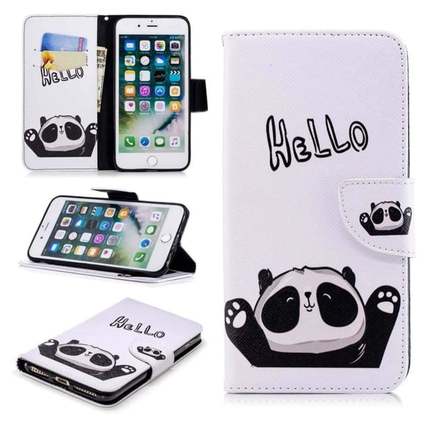 Plånboksfodral Apple iPhone 7 Plus – Hello Panda