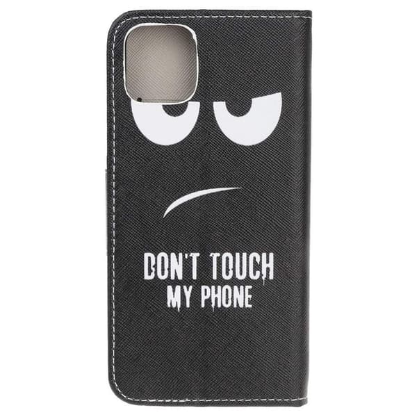 Lompakkokotelo iPhone 14 - Don’t Touch My Phone