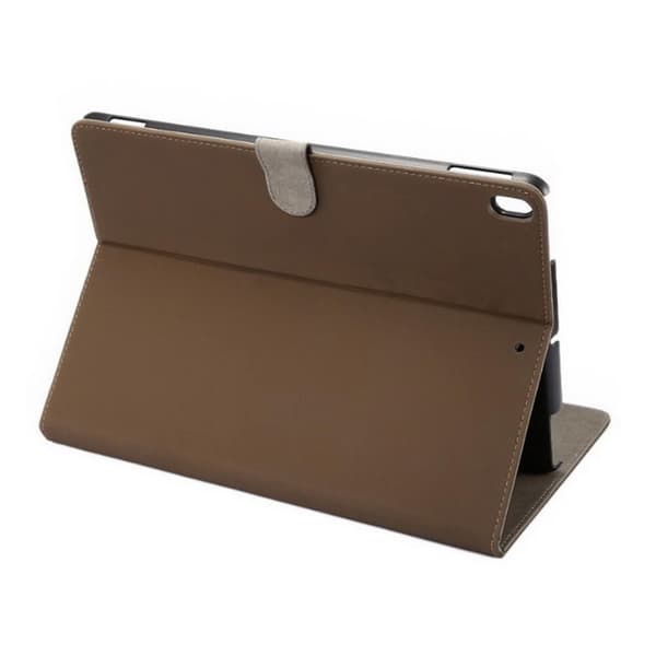 Fodral Mocka/Läder iPad Pro 10.5" (2017) - Retro, 4 Färger Mörkbrun