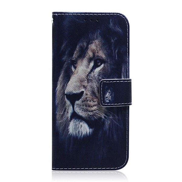 Plånboksfodral iPhone 14 Plus – Lejon