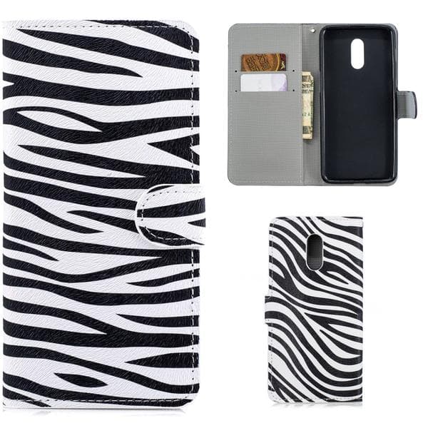 Plånboksfodral OnePlus 6T - Zebra