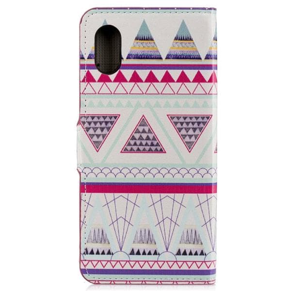 Plånboksfodral Apple iPhone XS Max - Aztek